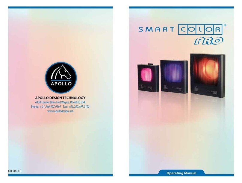 Apollo Smart Color Pro User manual
