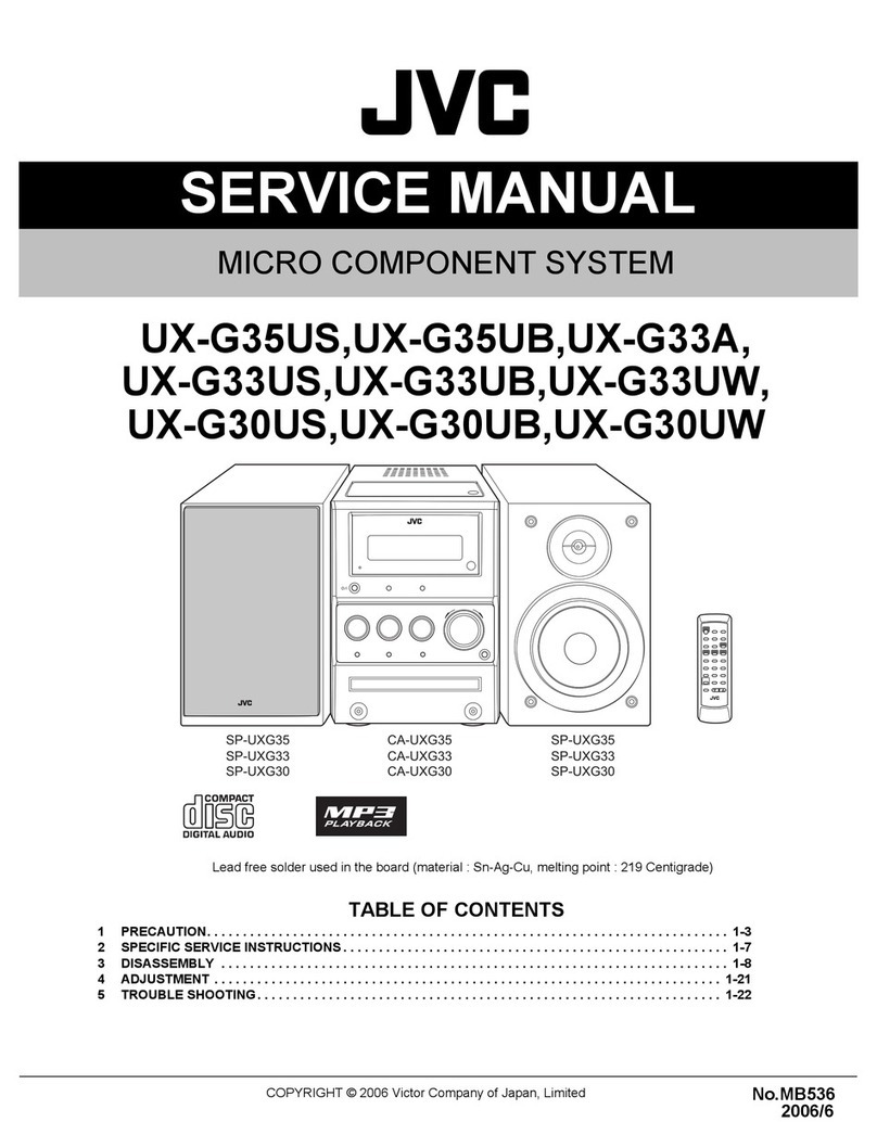 JVC UX-G35US User manual