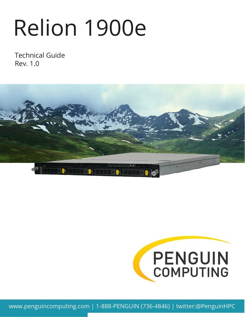 Penguin Computing Relion 1900e Quick start guide Penguin Computing Relion 1900e Quick start guide