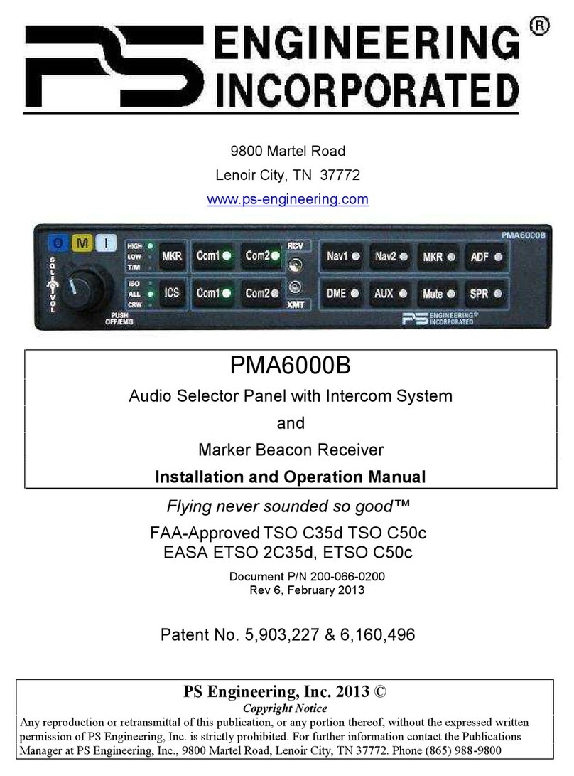PS Engineering PMA6000B User manual
