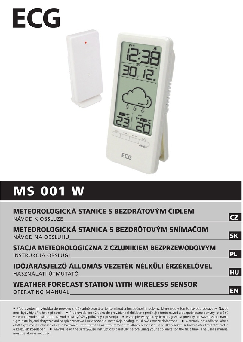 ECG MS 001 W operating manual