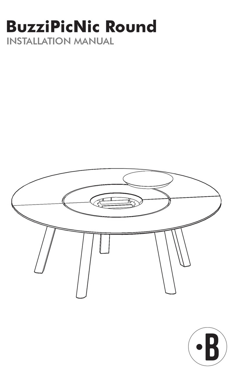 BuzziSpace BuzziPicNic Round User manual