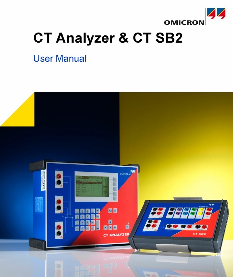 Omicron Lab CT Analyzer User manual Omicron Lab CT Analyzer User manual