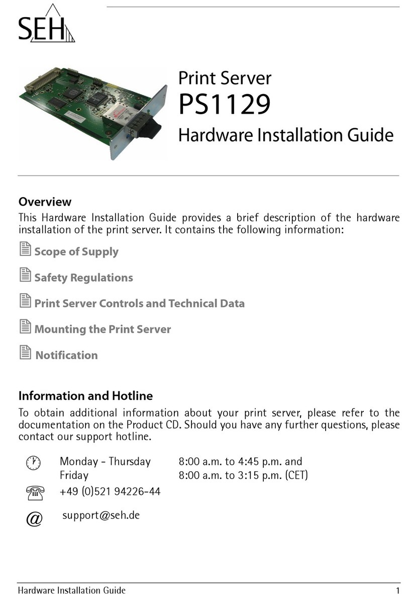 Sen PS1129 Hardware installation guide