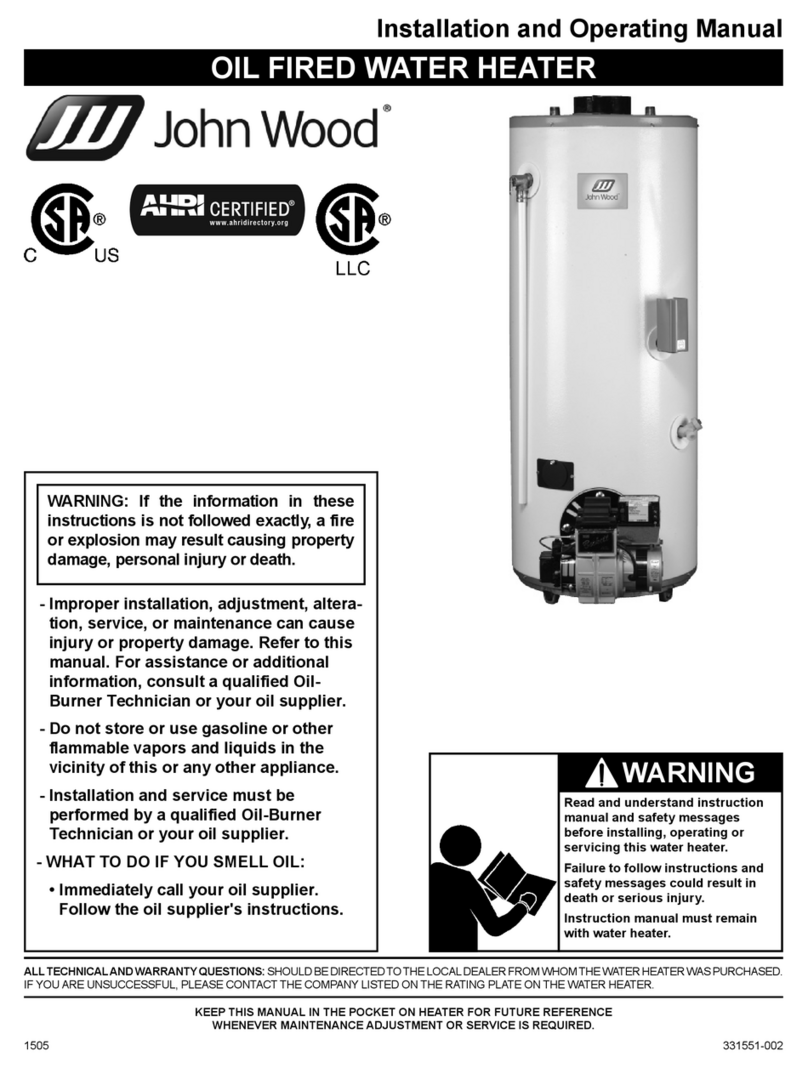 JW JW6 F307 Installation and operating manual