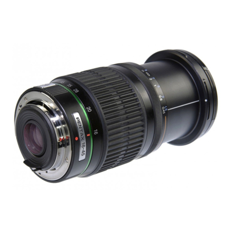 Pentax DA 14mm f/2.8ED (IF) User manual
