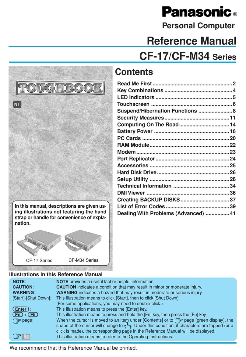 Panasonic CF-17 User manual