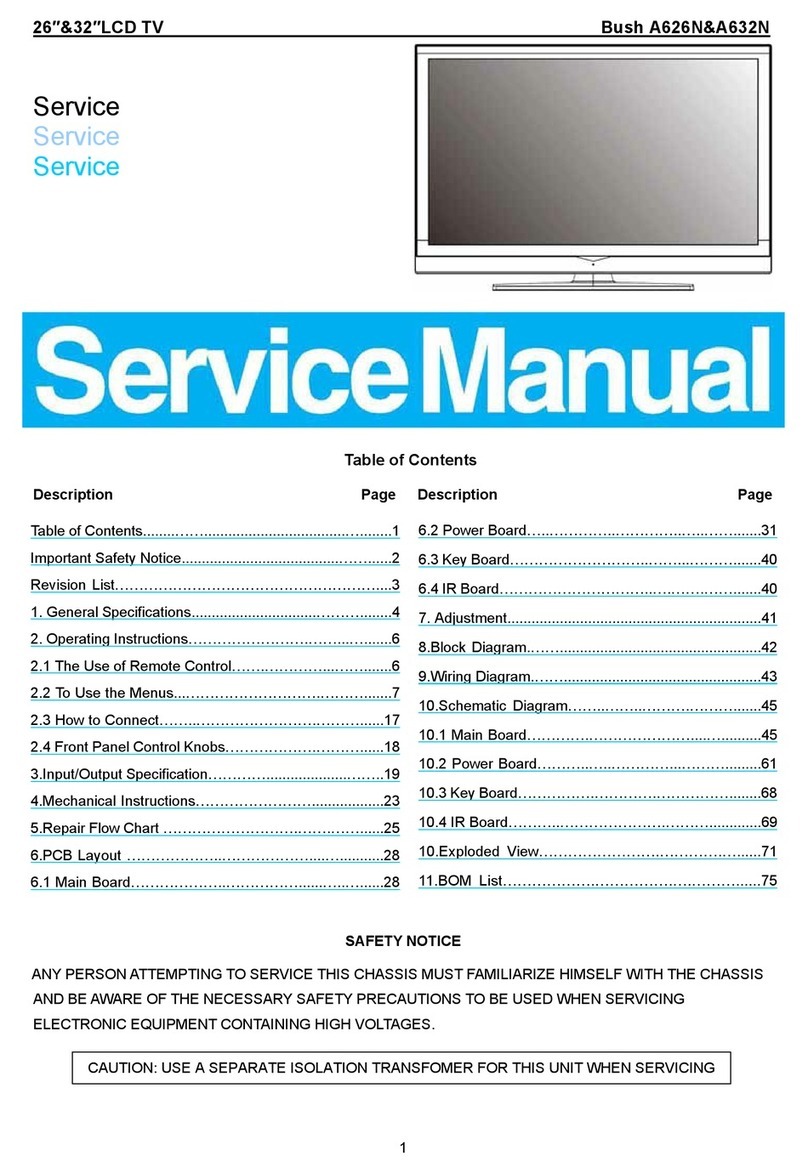 Bush A626N User manual