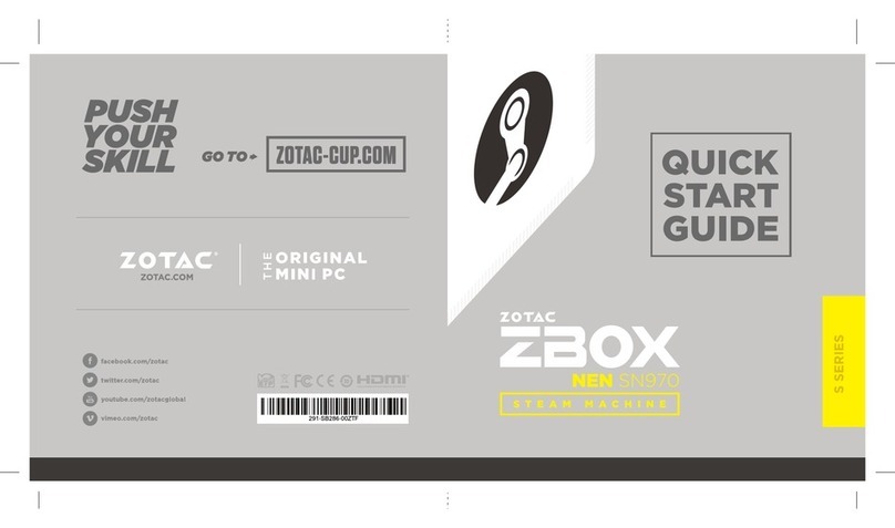 Zotac Zbox nen sn970 User manual
