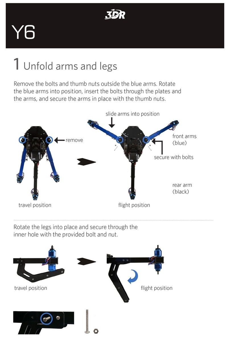 3D Robotics RTF-Y6 User manual