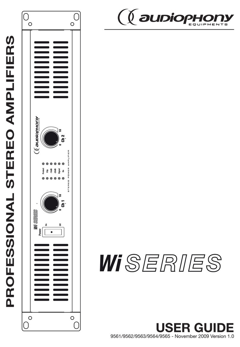 audiophony Wi SERIES User manual