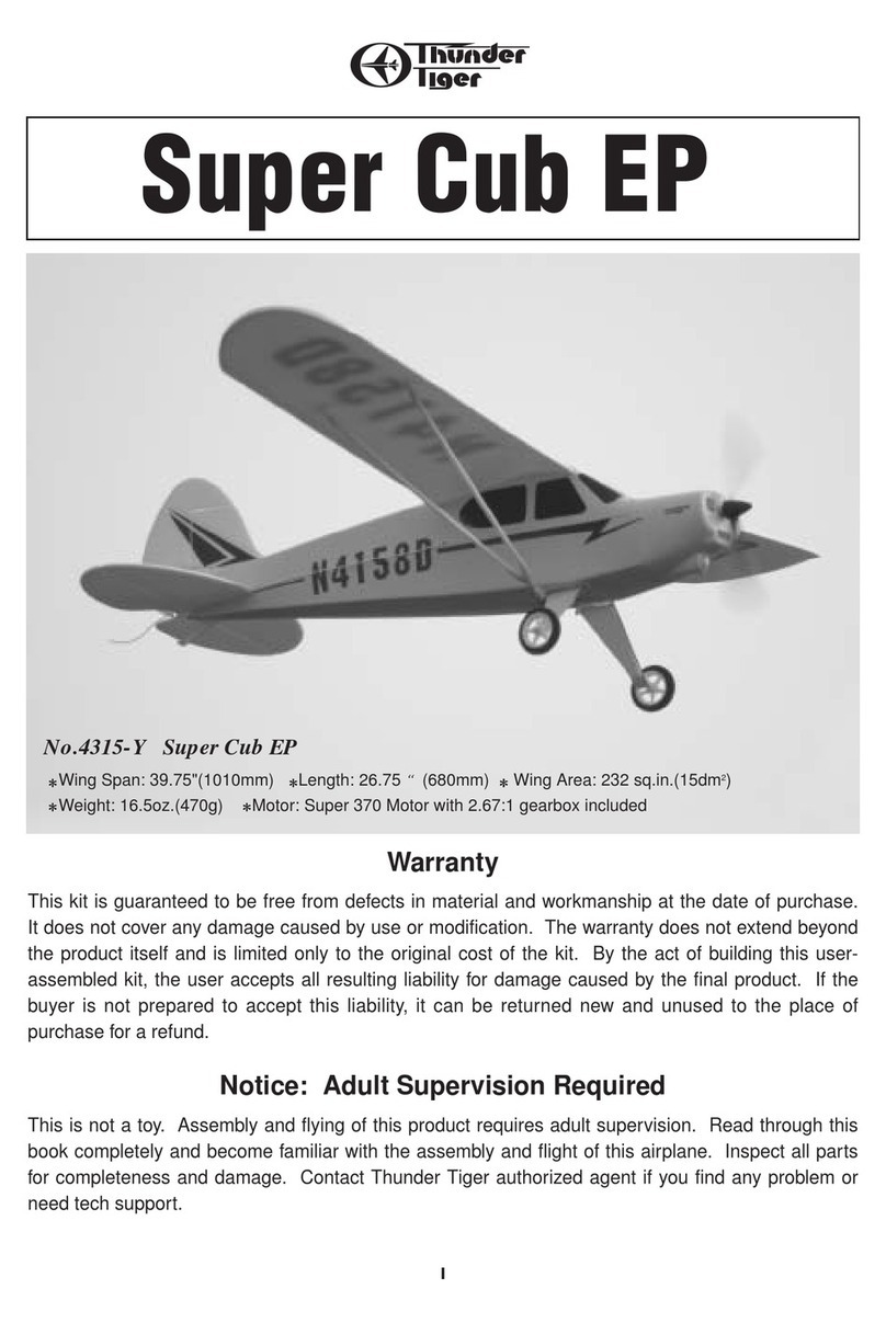 THUNDER TIGER 4315-Y Assembly manual THUNDER TIGER 4315-Y Assembly manual