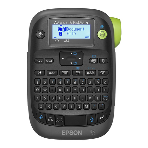 Epson LW-K400 User manual
