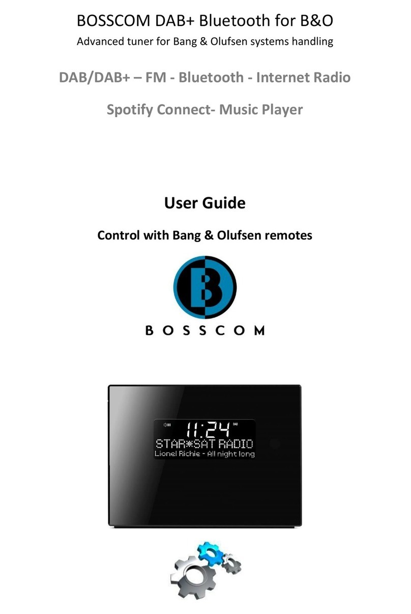 Bosscom Bang & Olufsen user guide