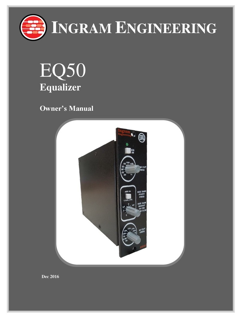 Ingram Engineering EQ50 owner's manual