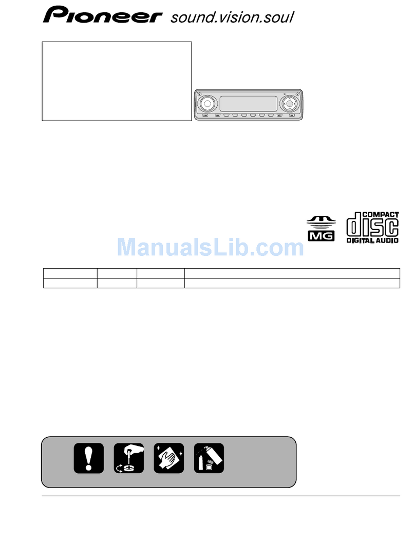 Pioneer Super Tuner III DEH-P90HDD Service manual