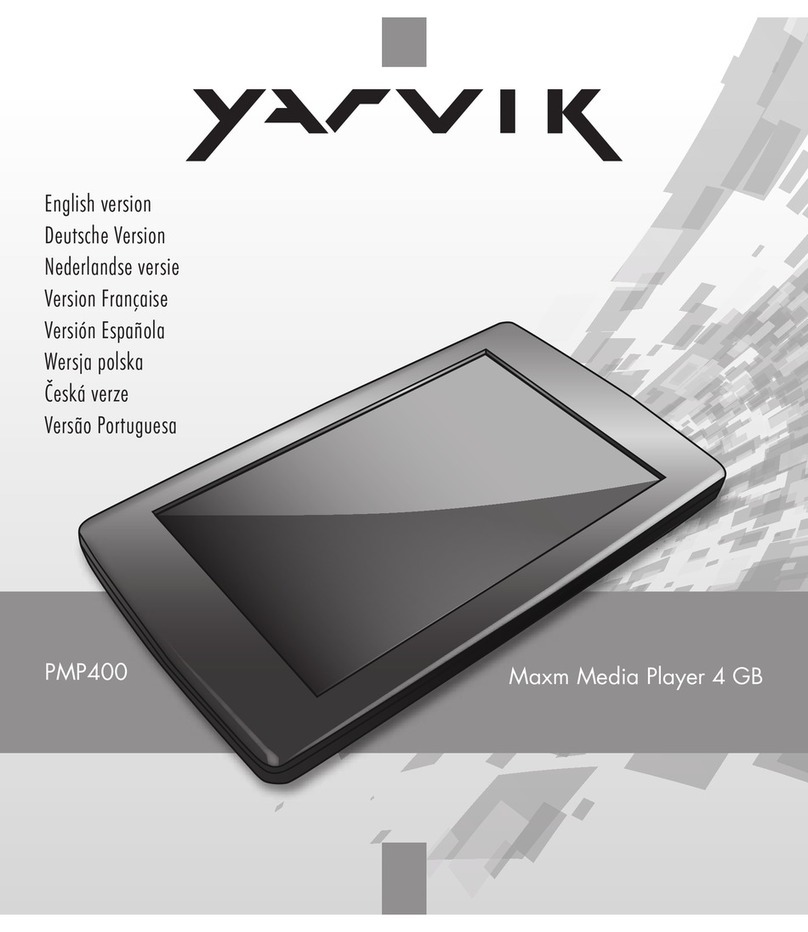 Yarvik PMP400 quick start guide
