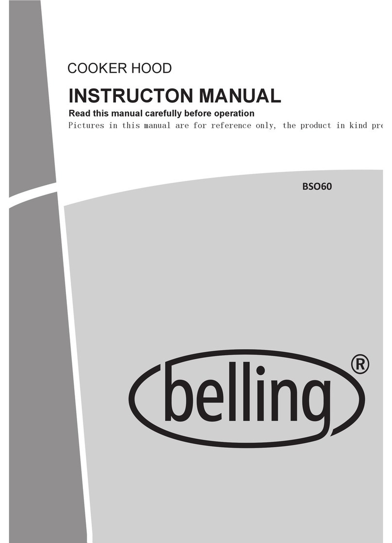 Belling BSO60 instruction manual