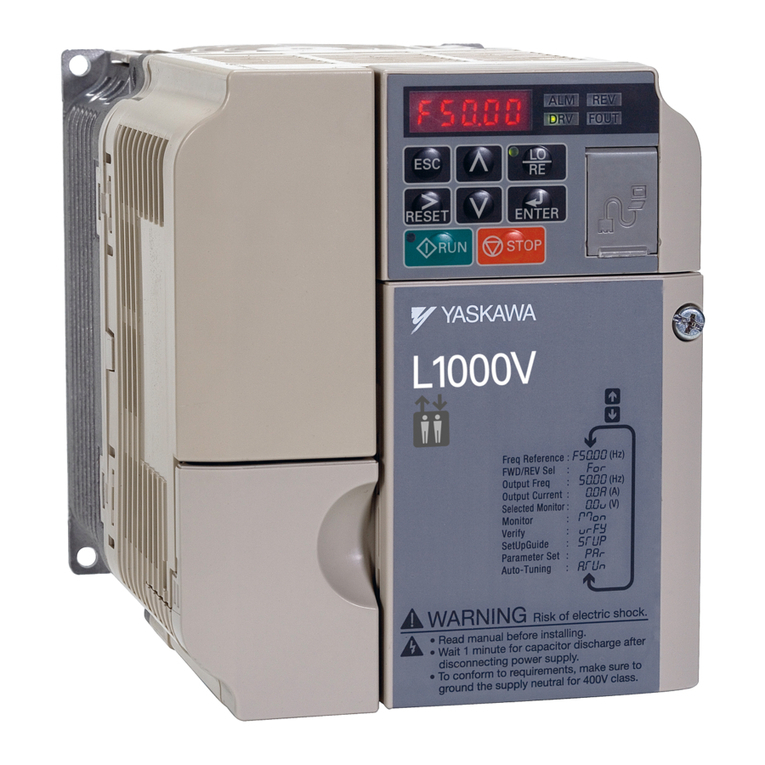 YASKAWA Lift Inverter L1000V Technical manual