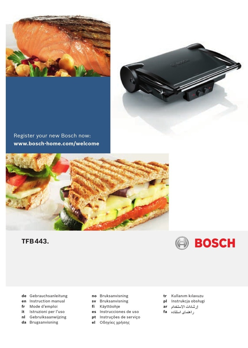 Bosch TFB443 Series User manual