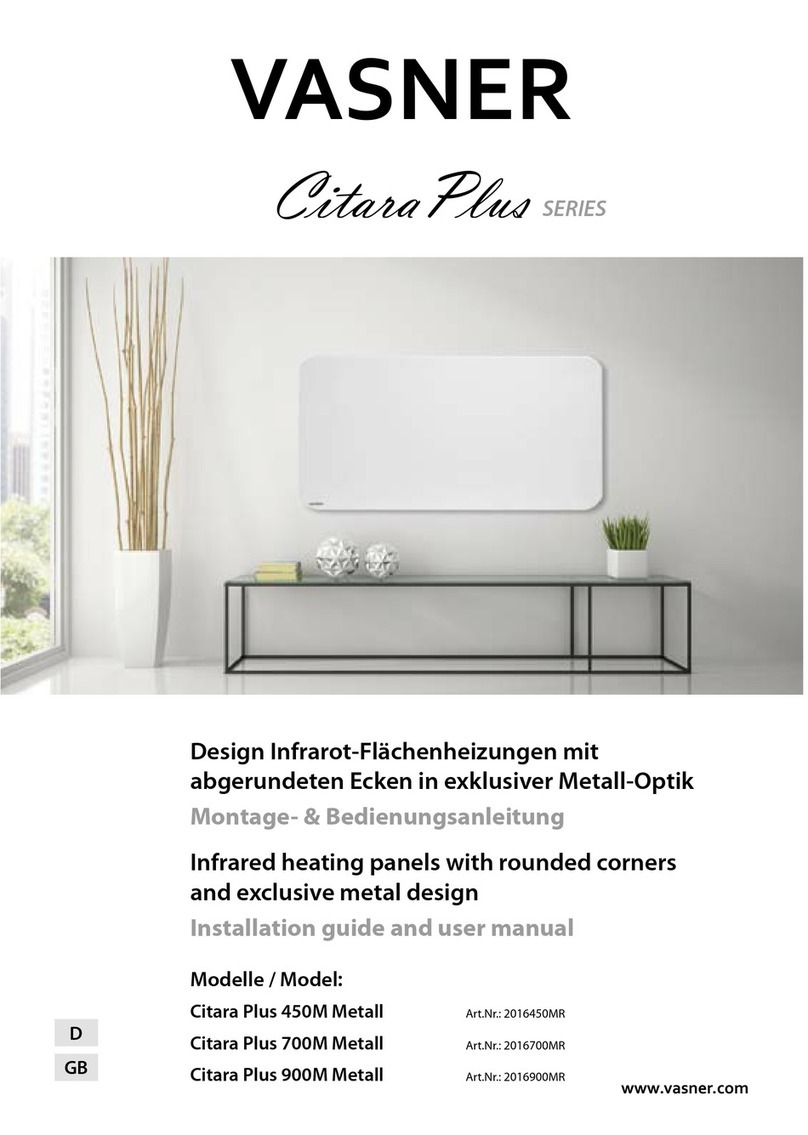 Vasner Citara Plus SERIES Assembly instructions
