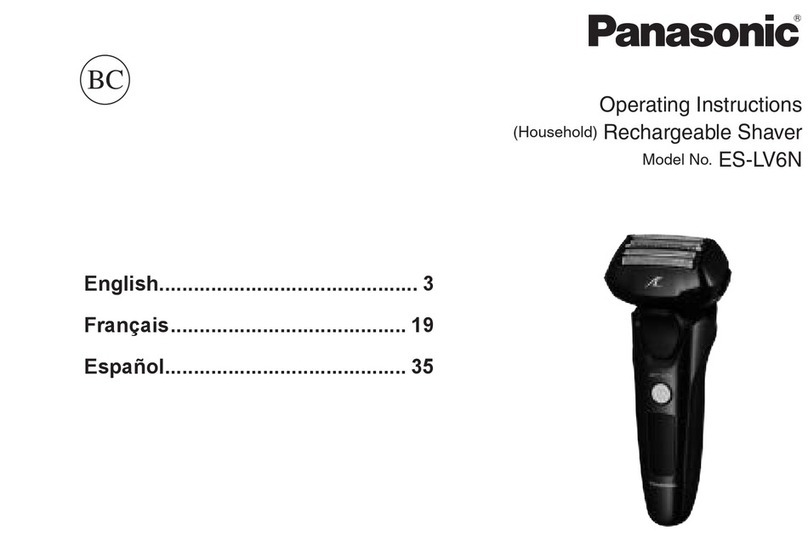 Panasonic ES-LV6N operating instructions