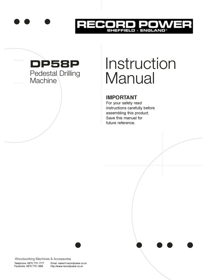 Record Power DP58P instruction manual