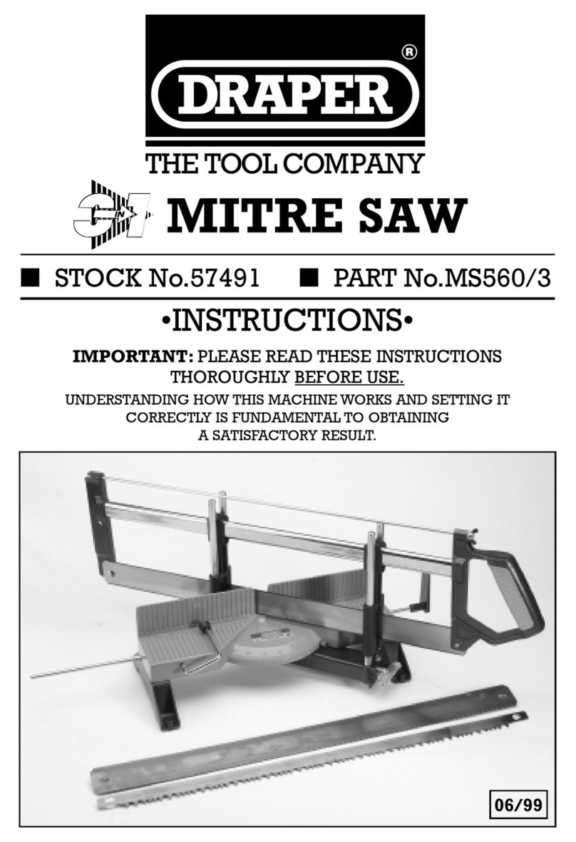 Draper MS560/3 User manual