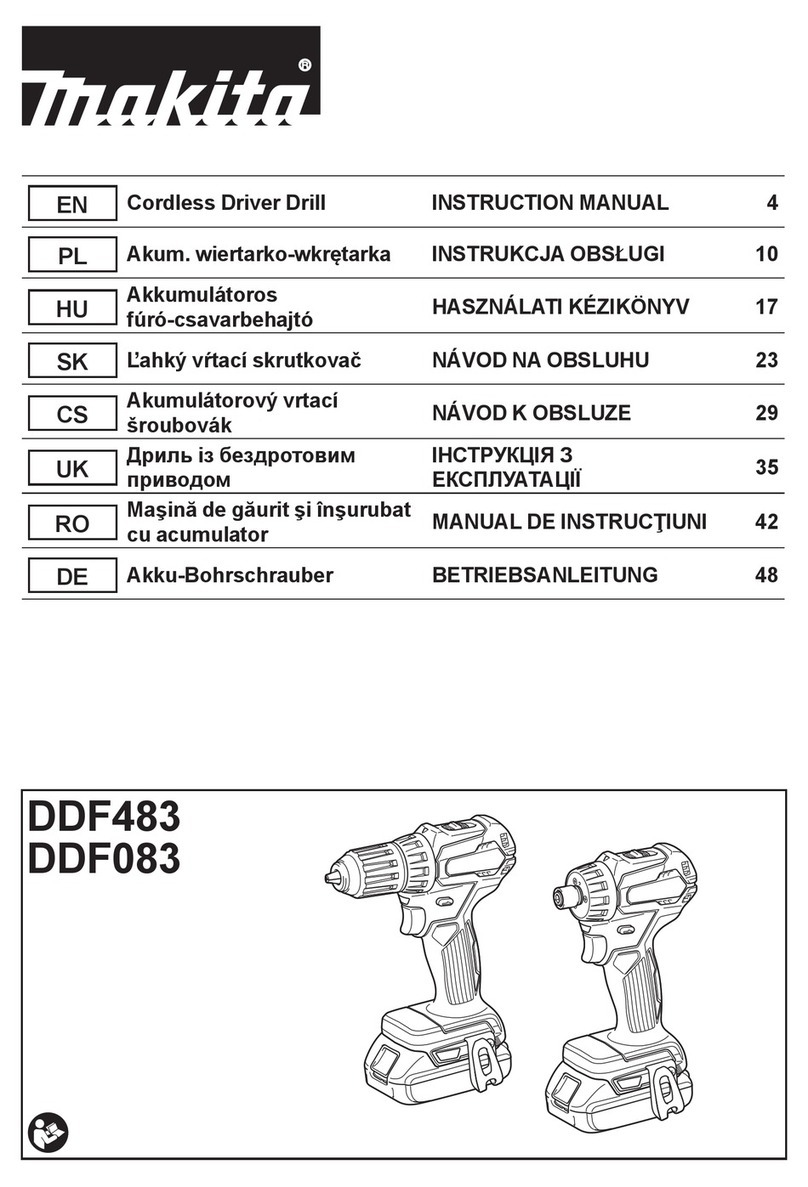 Makita DDF483 User manual