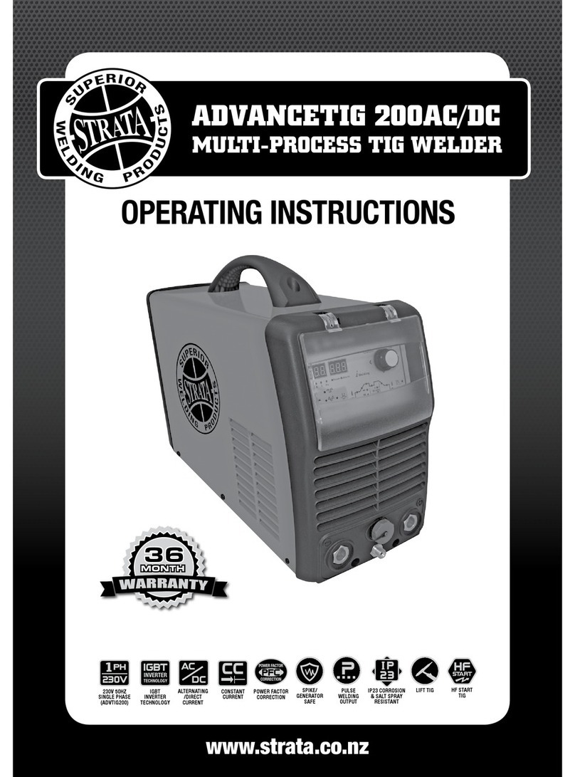 Strata ADVANCETIG 200AC/DC operating instructions