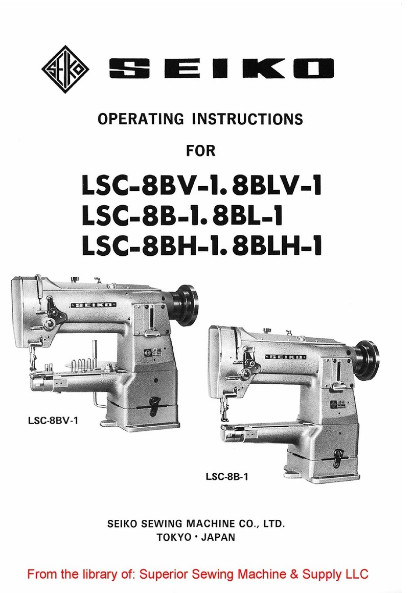 Seiko LSC-8BV-1.8BLV-1 User manual