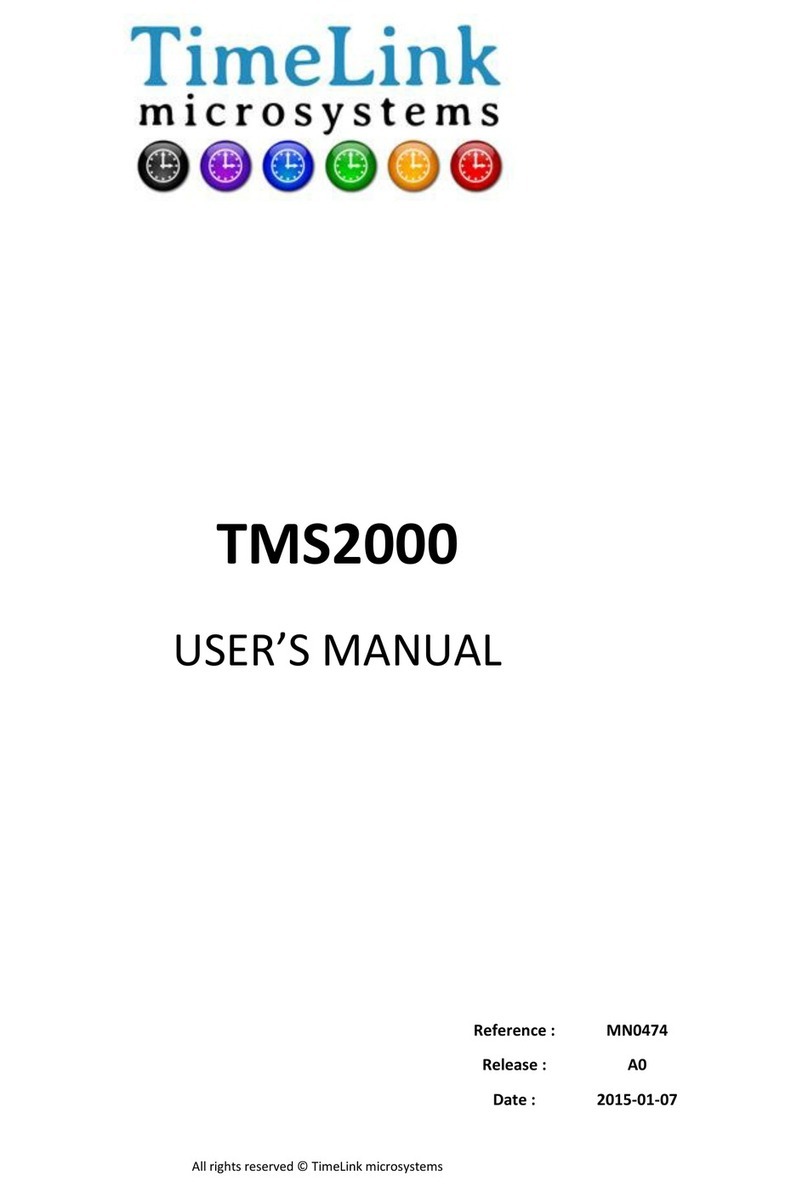 TimeLink TMS2000 user manual