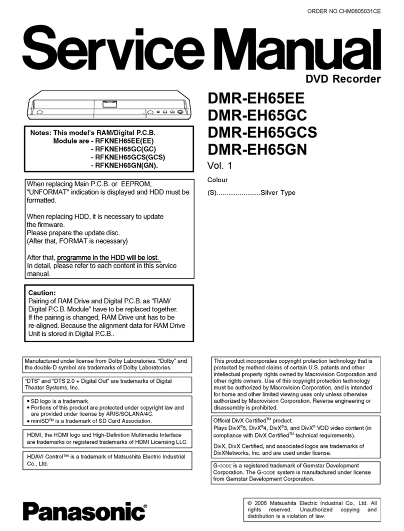 Panasonic DMR-EH65EE User manual