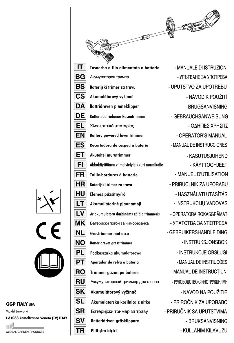 GGP ITALY SPA T3048Li Operator's manual