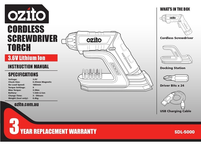 Ozito SDL-5000 User manual Ozito SDL-5000 User manual