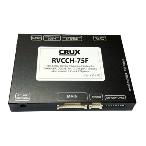 Crux RVCCH-75F User manual