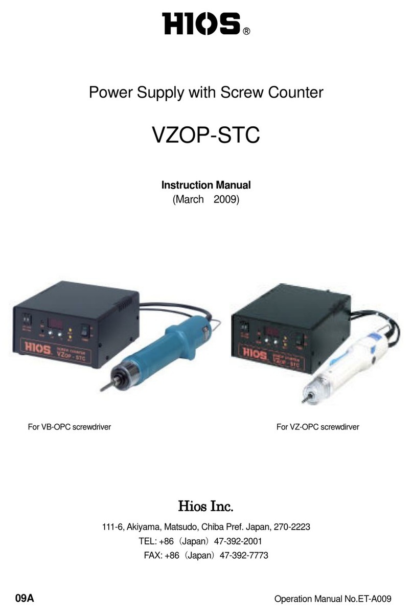 HIOS VZOP-STC instruction manual