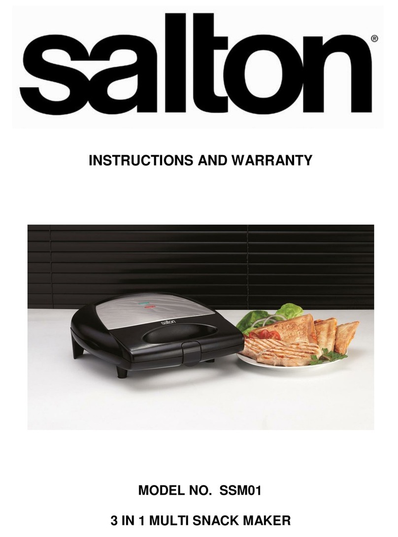 Salton SSM01 Installation guide Salton SSM01 Installation guide