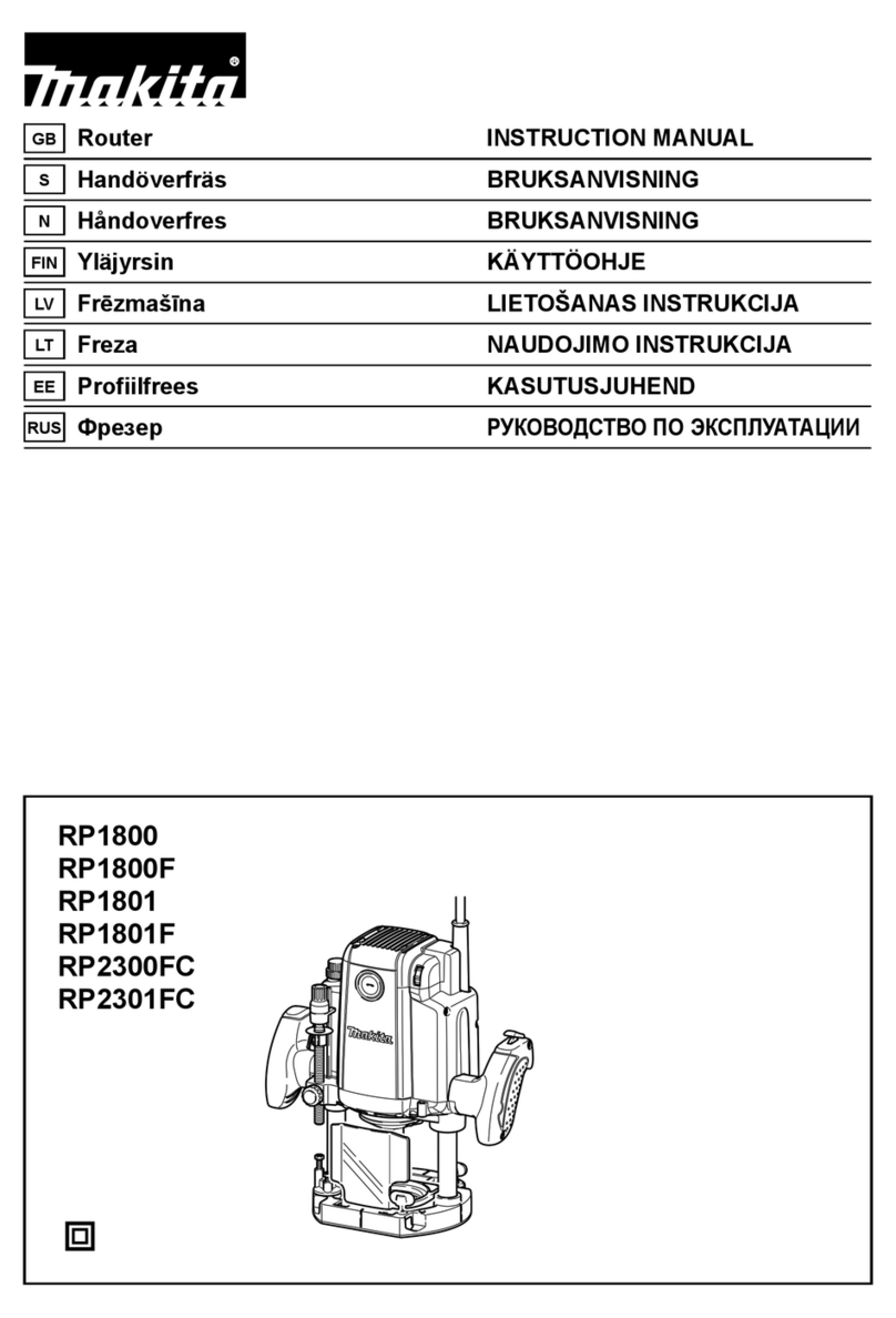 Makita RP1800 instruction manual