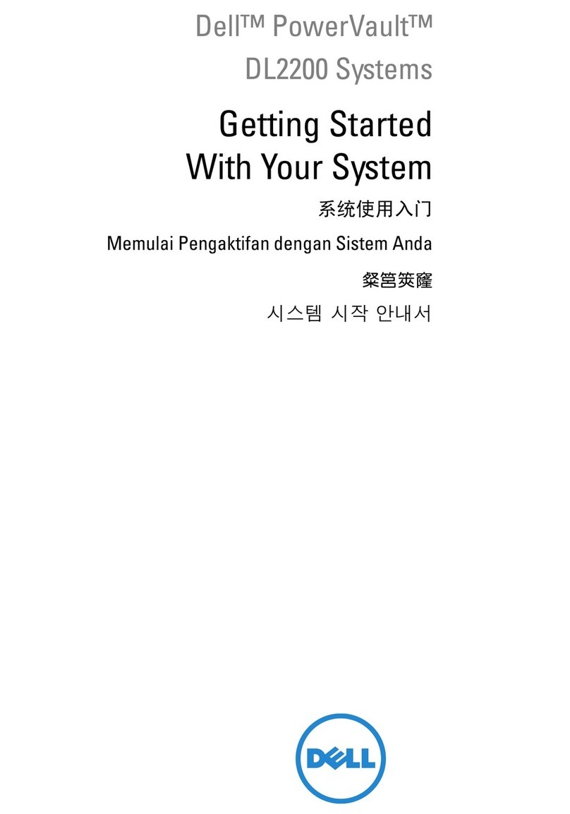 Dell PowerVault DL2200 CommVault User manual Dell PowerVault DL2200 CommVault User manual