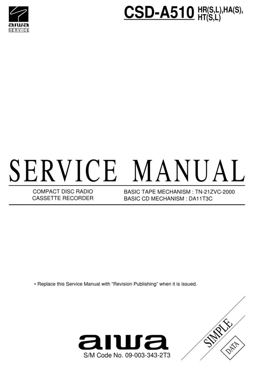 Aiwa CSD-A510 User manual