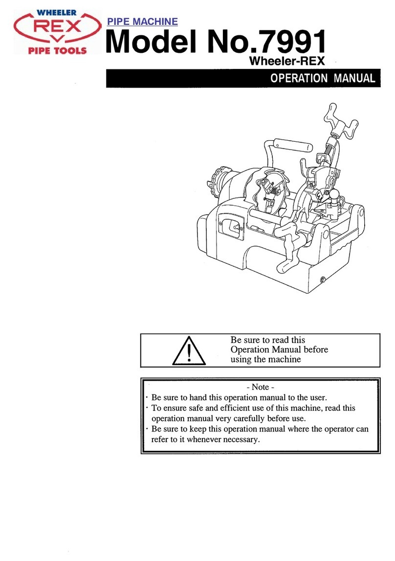 wheeler 7991 Operation manual