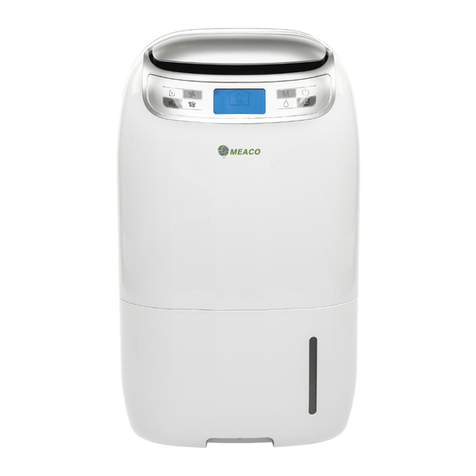 Meaco 25L Low Energy Dehumidifier Operator's manual