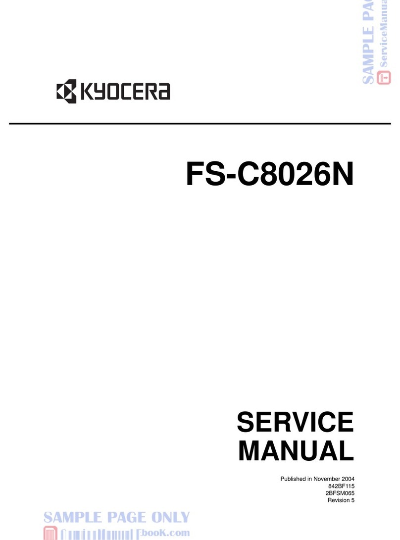 Kyocera FS-C8026N User manual