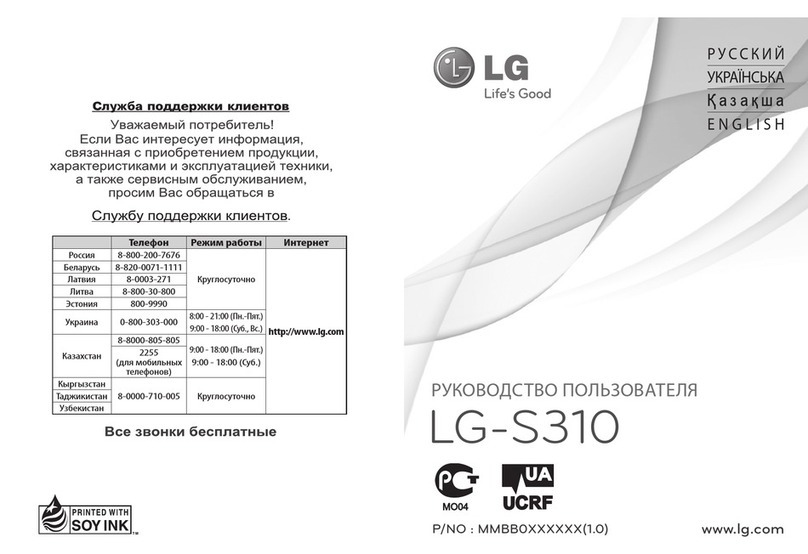 LG S310 User manual