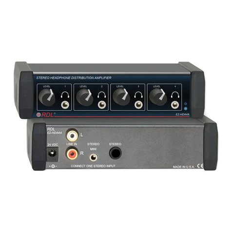 RDL EZ-HDA4A User manual