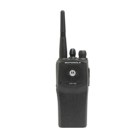 Motorola CP 140 User manual
