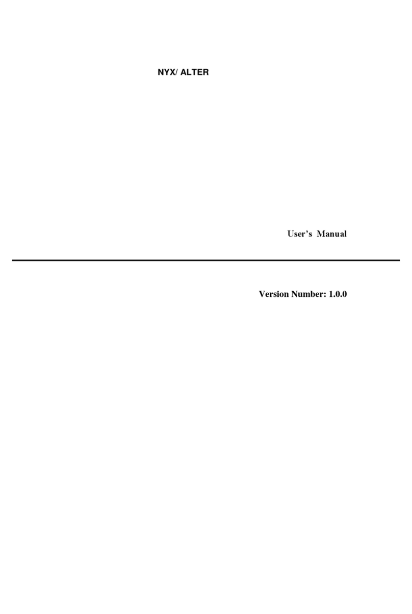 Nyx Mobile Alter User manual