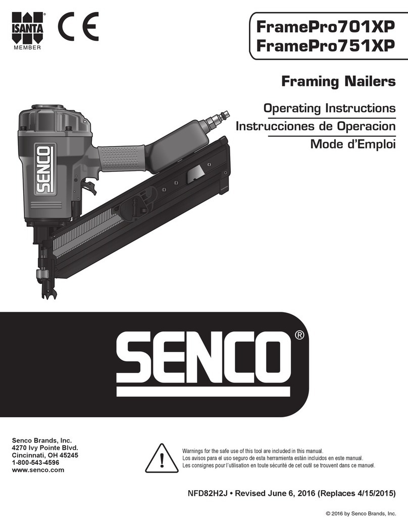 Senco FramePro701XP User manual Senco FramePro701XP User manual