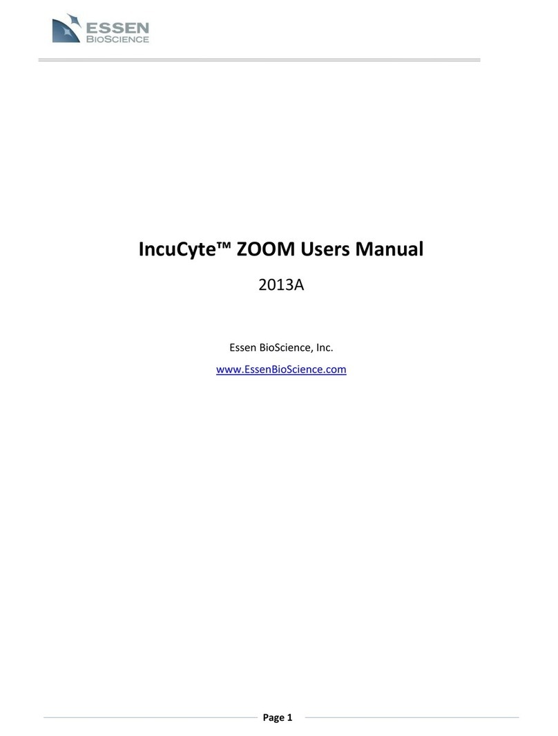 Essen BioScience IncuCyte ZOOM user manual